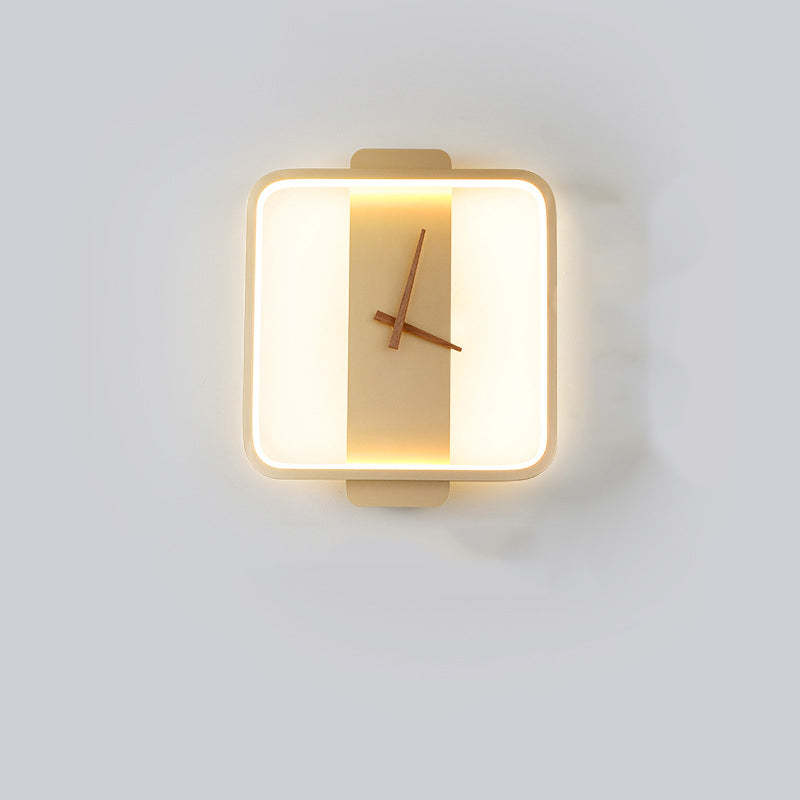 Nordic Ronde Kleine LED Wandlampen Wit Goud Zwart Metaal Kinderamer