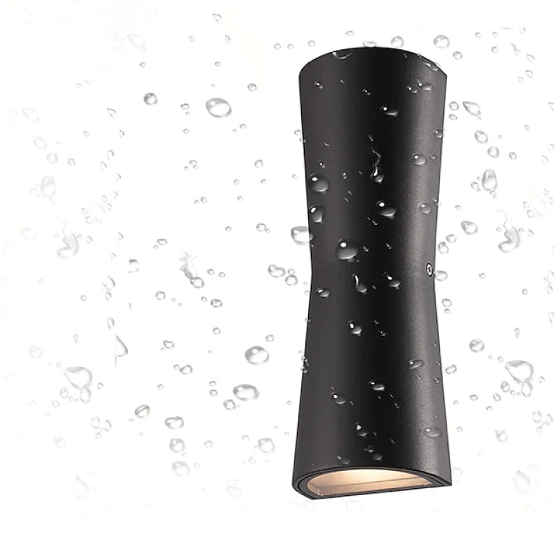 Orr Kleine Design LED  Wandlampen Zwart Wit Metaal Buiten Tuin