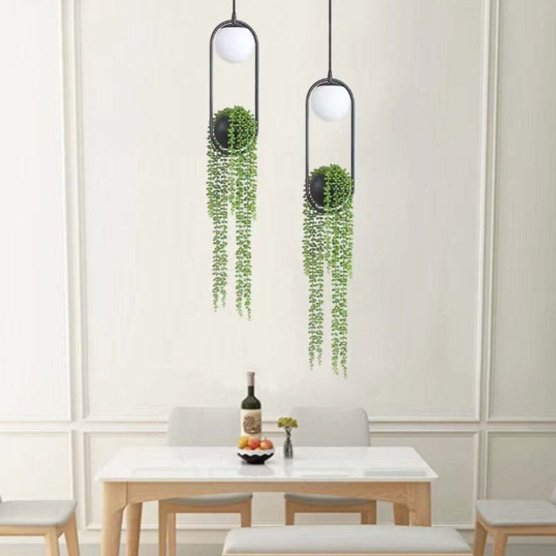 Edge Design LED Hanglamp Zwart Metaal Glas Eetkamer Slaapkamer