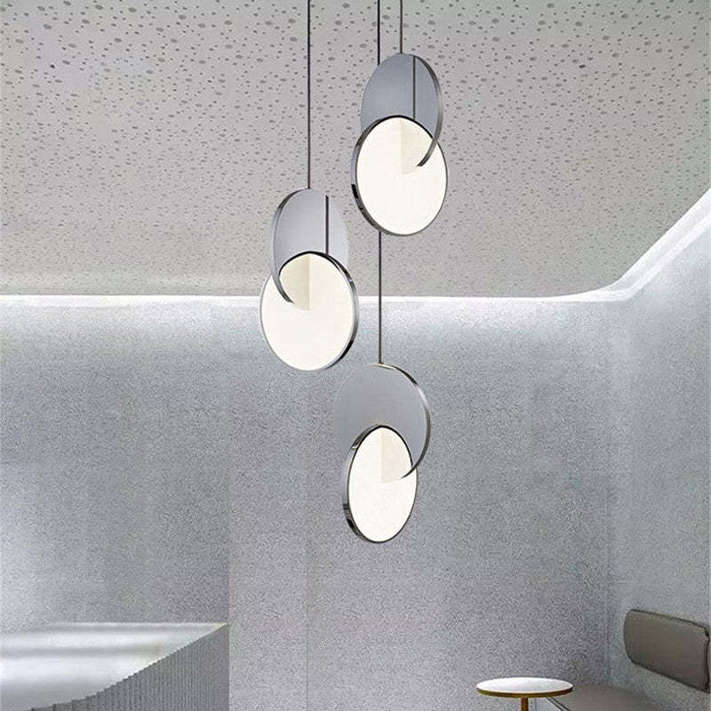 Welsh Ronde LED Hanglampen Goud Zilver Metaal Eetkamer Woonkamer
