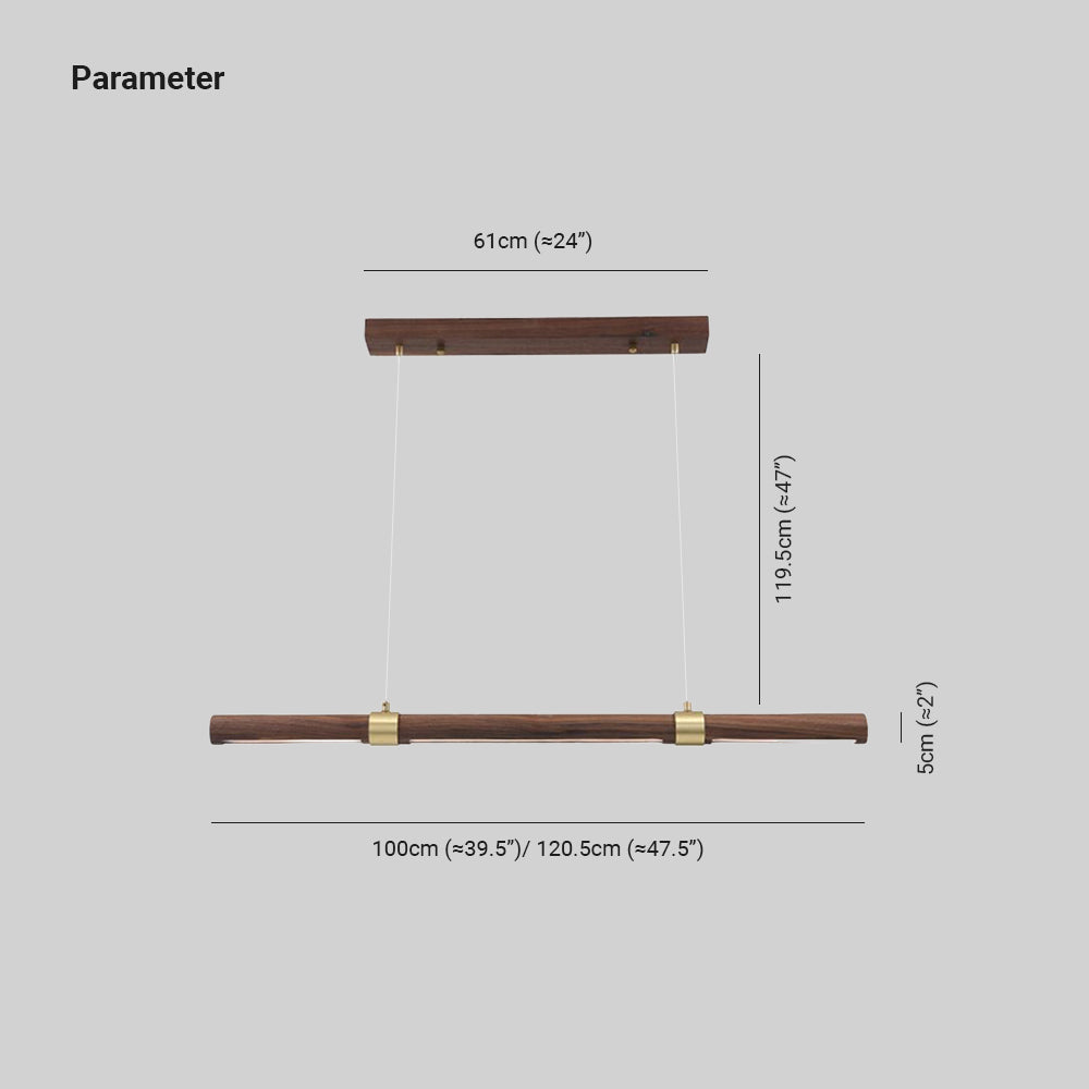 Ozawa Vintage LED Hanglampen Wit Metaal Hout Slaapkamer Keuken