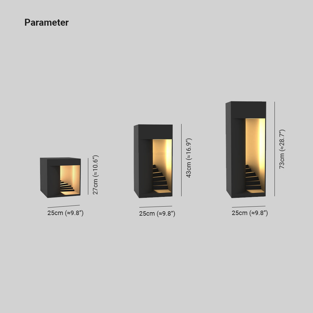 Orr Moderne Design LED Buitenlamp Metaal Zwart/Wit Buiten