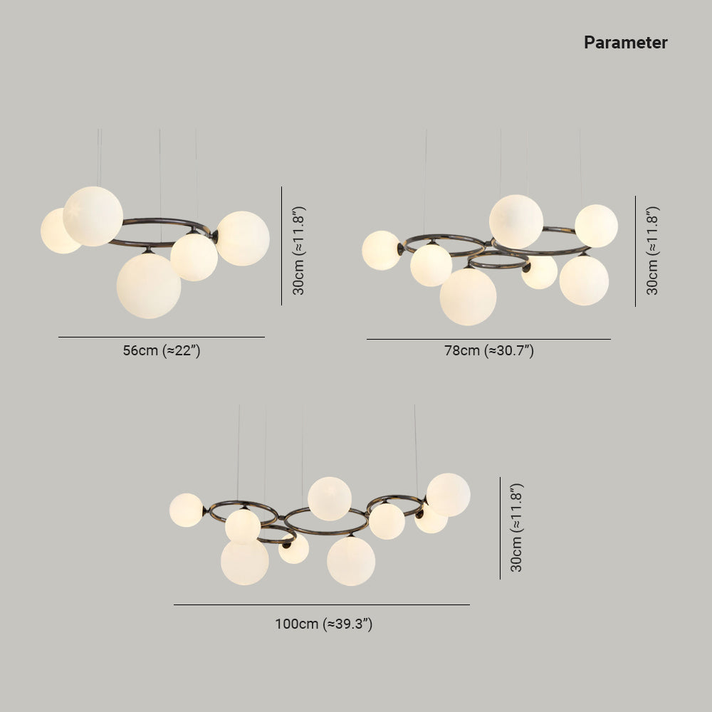 Valentina Moderne Design LED Wave Hanglamp Metaal/Glas Wit/Goud Woon/Slaap/Eetkamer