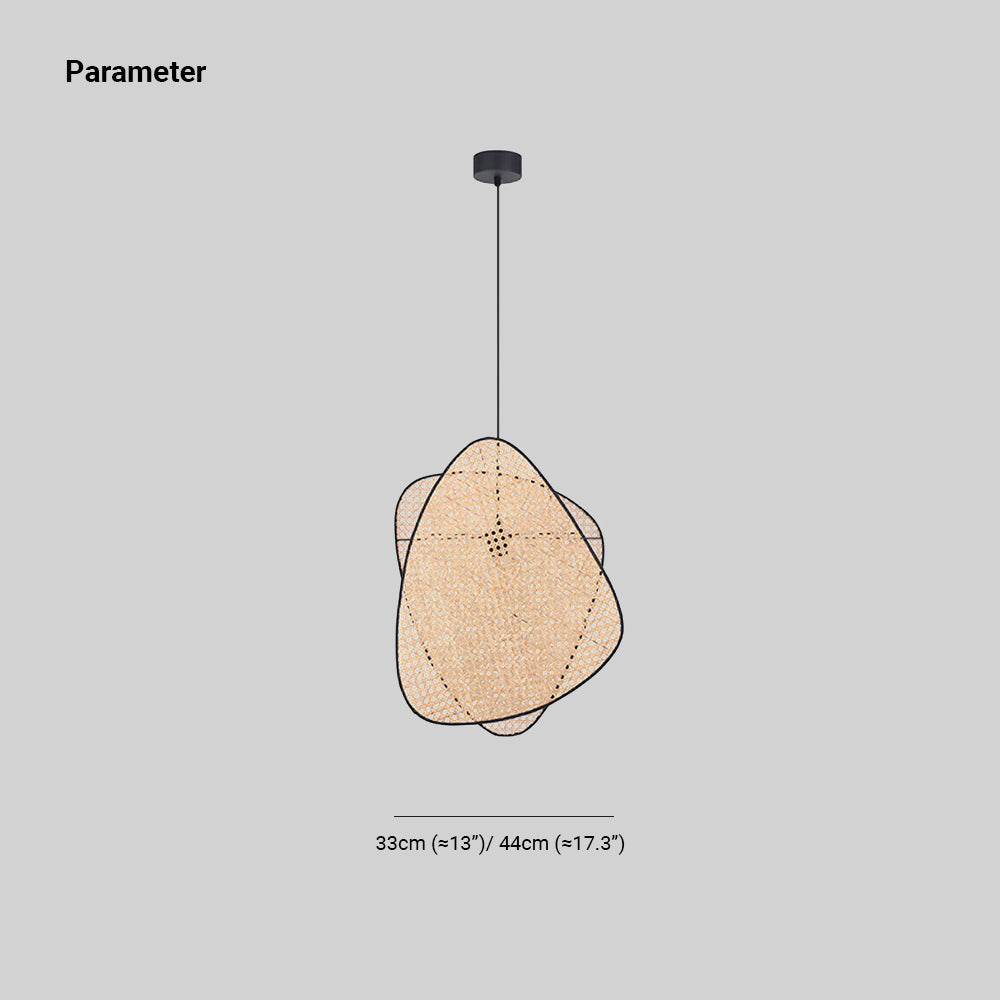 Ritta Design LED Hanglamp Zwart Metaal Eetkamer Rotan Woonkamer