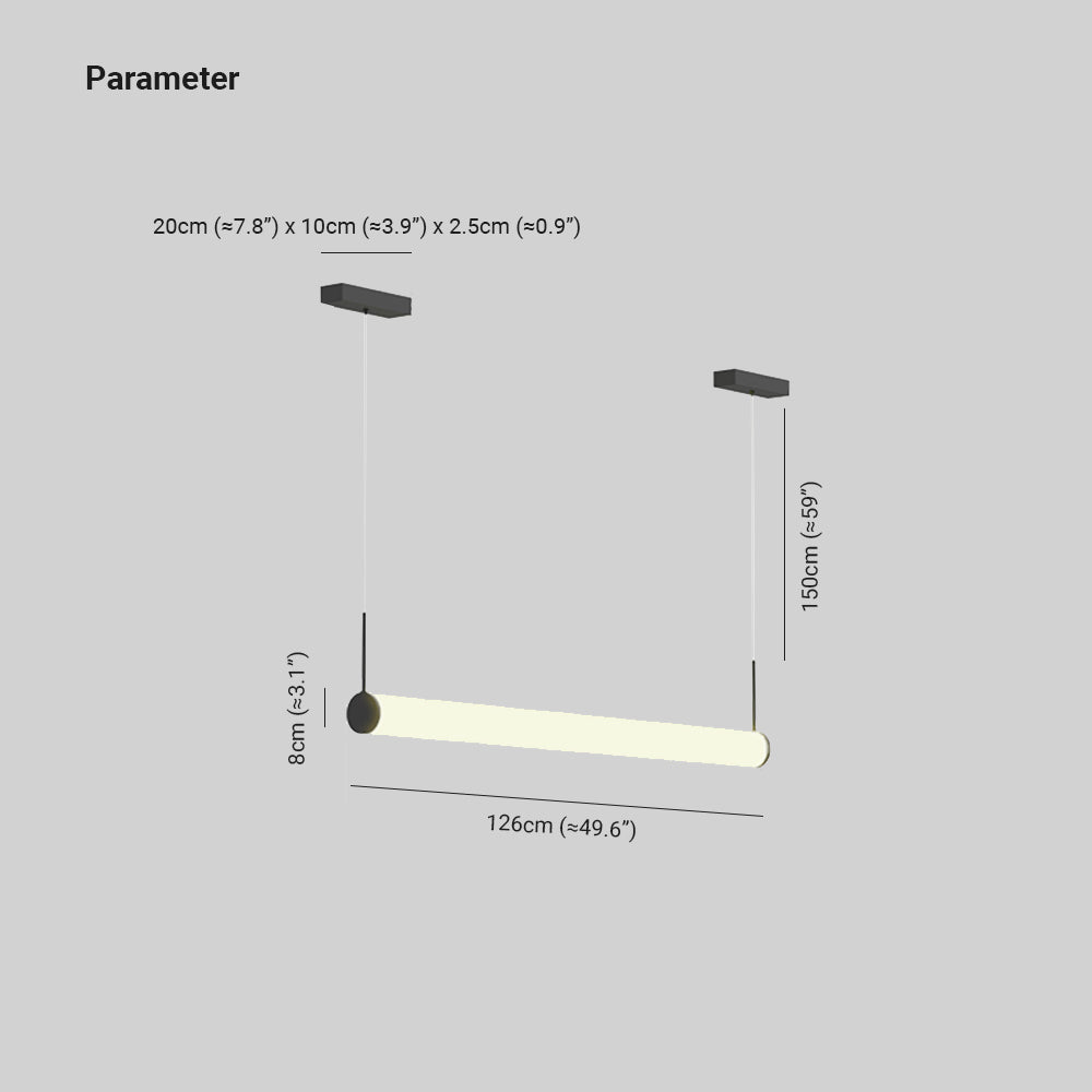 Edge Moderne Industriele LED Hanglamp Zwart Hal/Tuin Buiten Metaal&Acryl