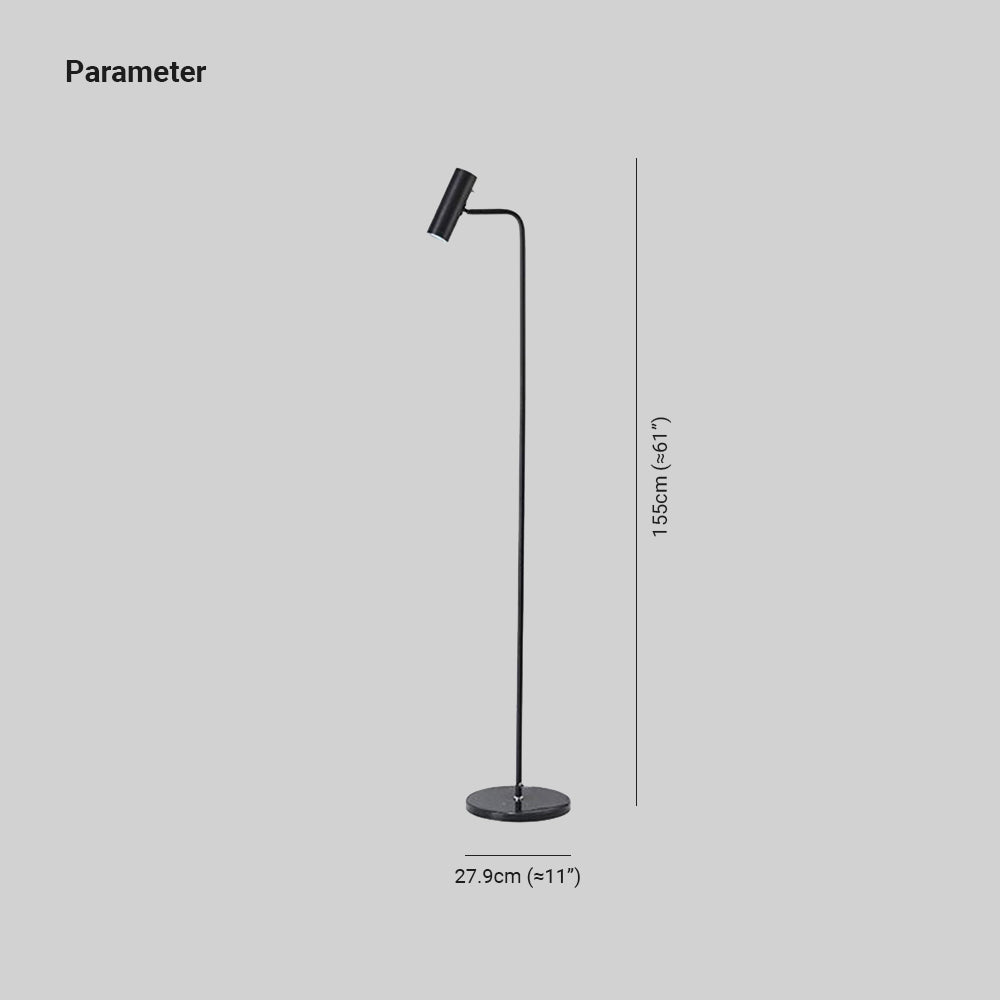 Freja Minimalistisch Modern Design Metaal Vloerlampen Zwart Wit Goud Slaapkamer