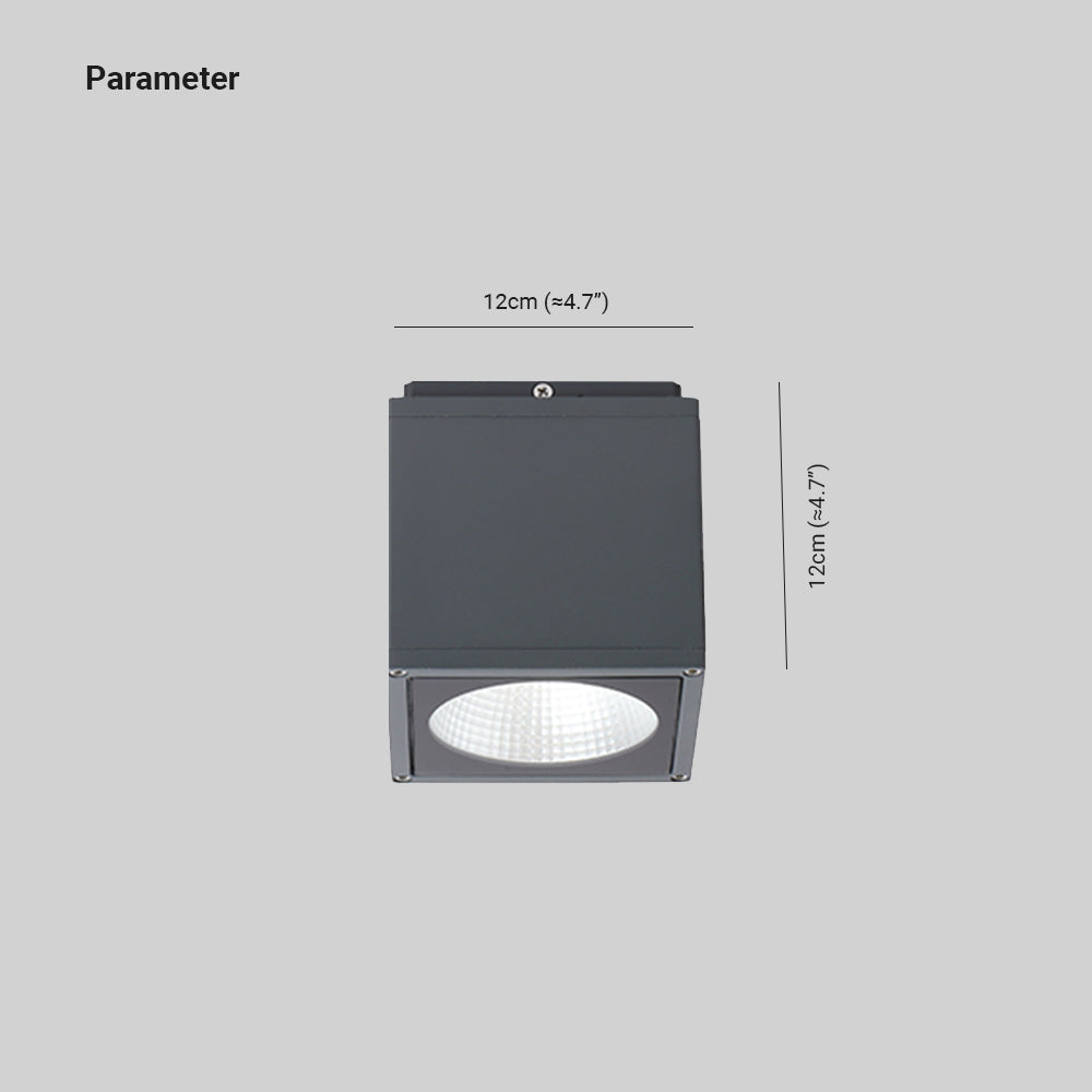 Orr Modern LED Plafondlamp Witte Zwart Metaal  Buiten Woonkamer