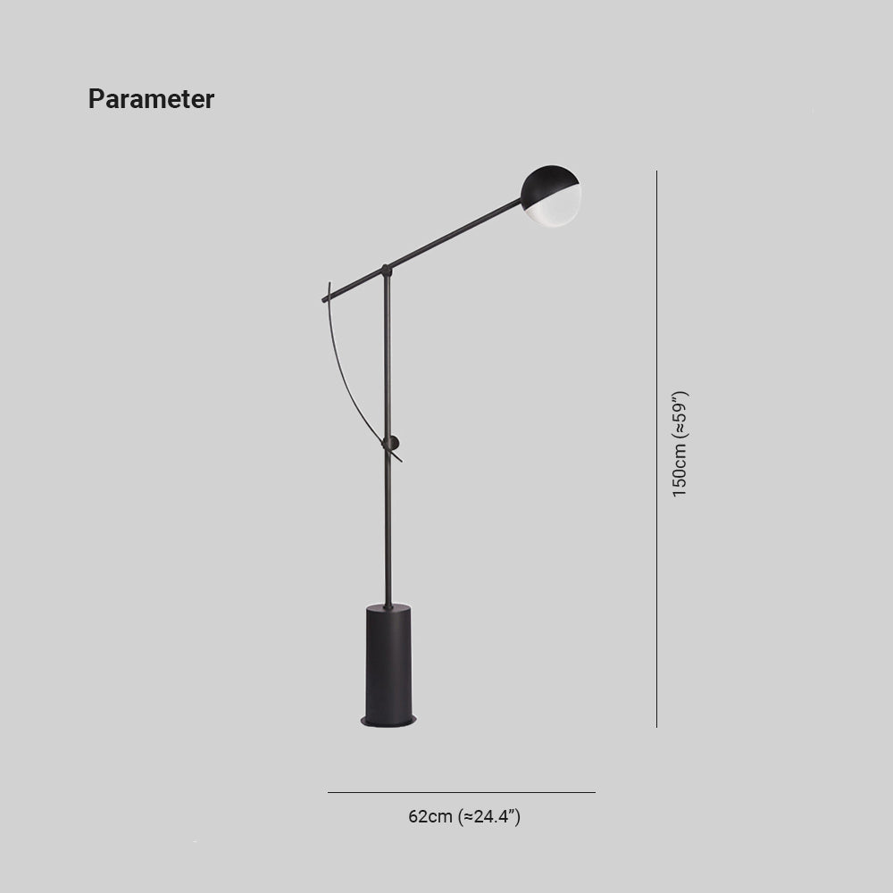 Salgado Moderne Ronde LED Vloerlamp Metaal Eetkamer Woonkamer