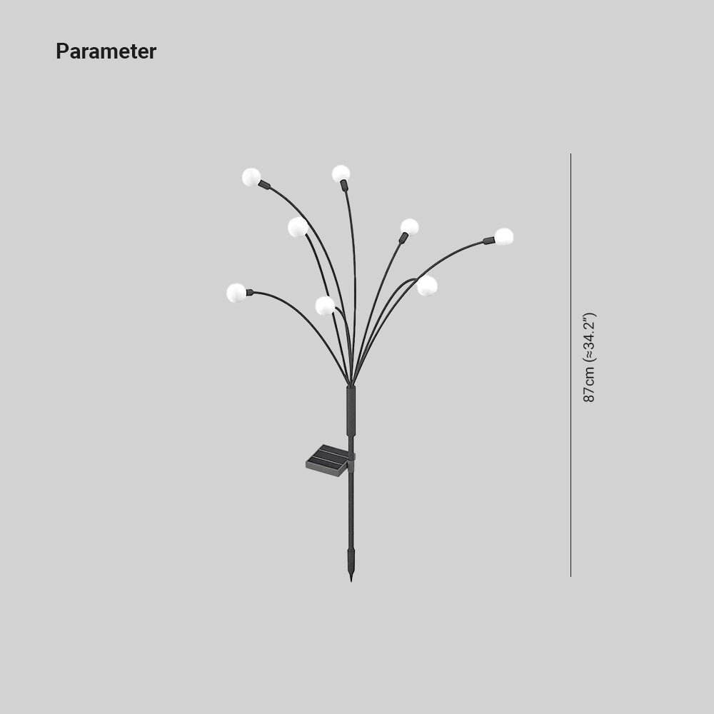 Orr Design LED Vloerlamp Zwart Metaal Buiten Tuin Vierkant