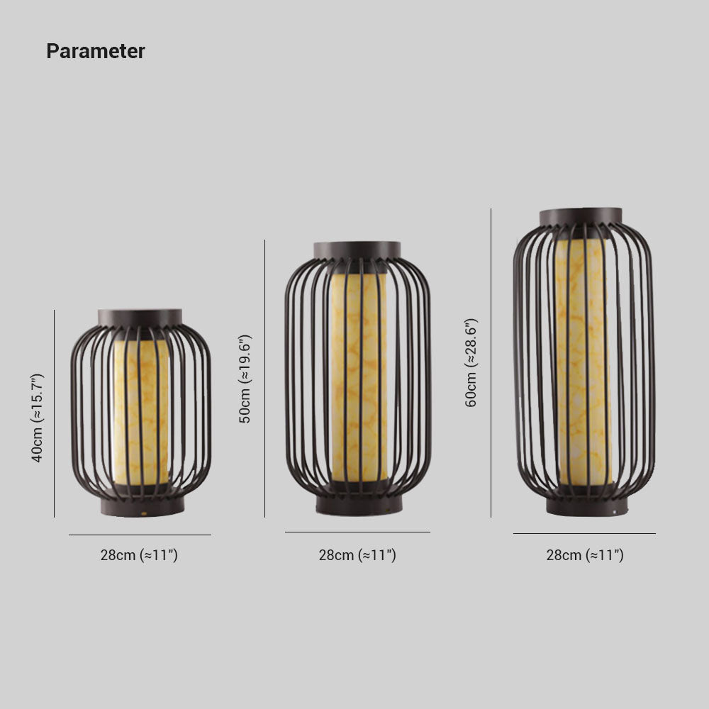 Orr Moderne LED Loom Buitenlamp Zoone Metaal Bruin Tuin/Stoeprand/Balkon