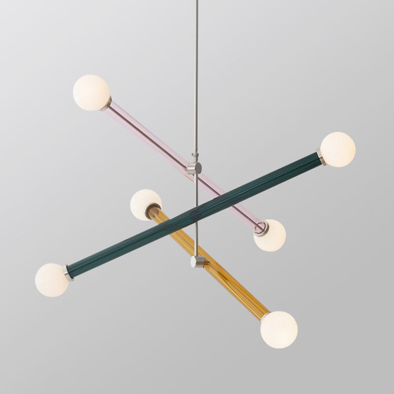 Avi Lineaire Design LED Hanglampen Metaal Glas Kinderkamer Woonkamer