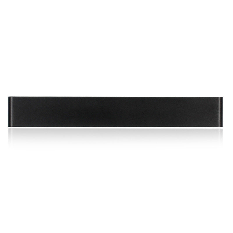 Edge Modern Minimalistisch LED Wandlamp Zwart Wit Metaal Badkamer