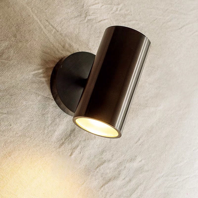 Freja Moderne Cilindrisch LED Wandlamp Gouden/Zwart Metaal/Acryl Slaap/Woon/Eetkamer