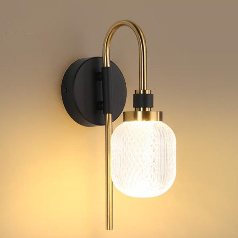 Blair Vintage Kleine LED Wandlampen Wit Metaal Slaapkamer Woonkamer