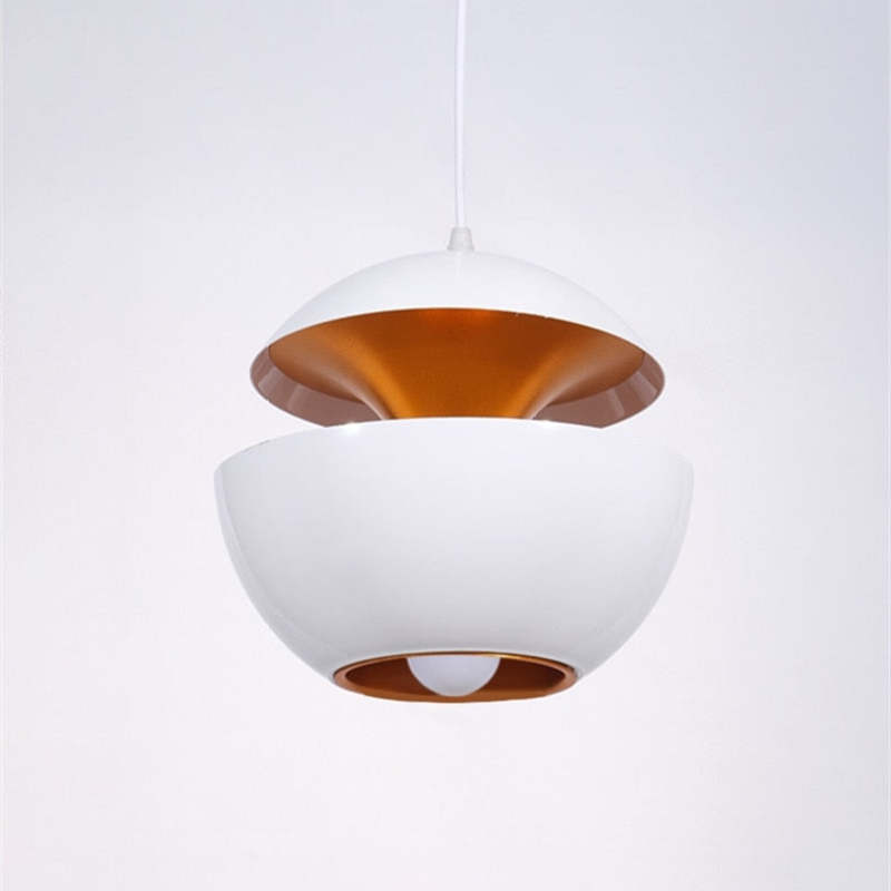 Nazifa Modene LED Hanglamp Zwart/Wit Metaal Slaap/Eet/Woonkamer