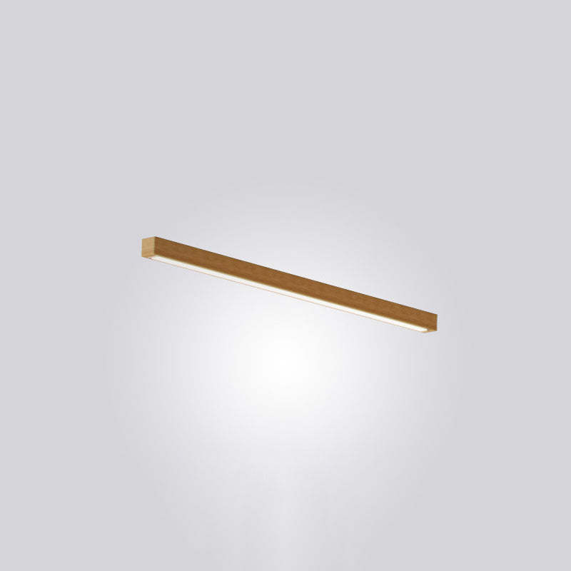 Edge Moderne LED Plafondlampen Houten Metaal Slaapkamer Woonkamer