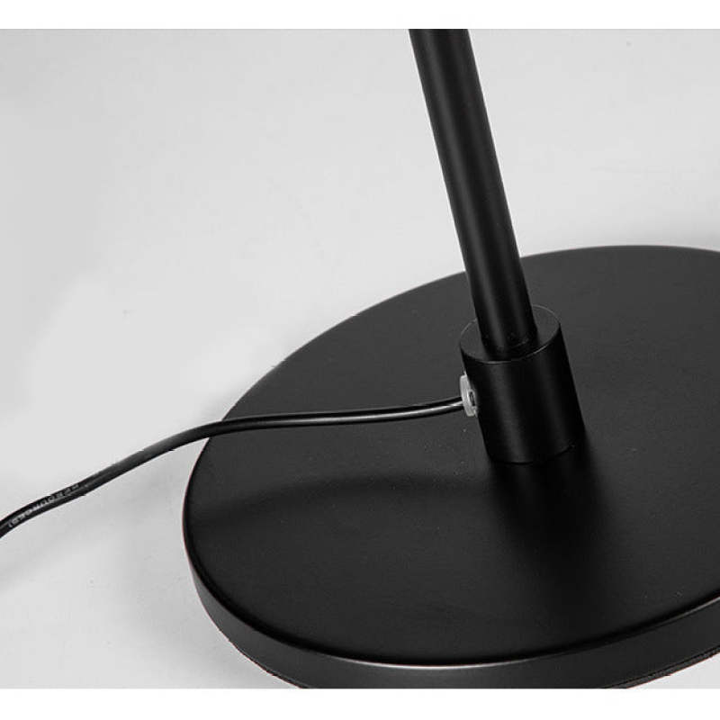 Nordic Ronde LED Tafellampen Zwart Glas Metaal Eetkamer Woonkamer