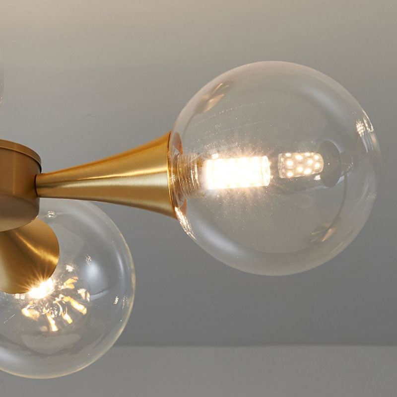 Valentina Bubble Plafondlampen Messing Metaal Glas Woonkamer Eetkamer
