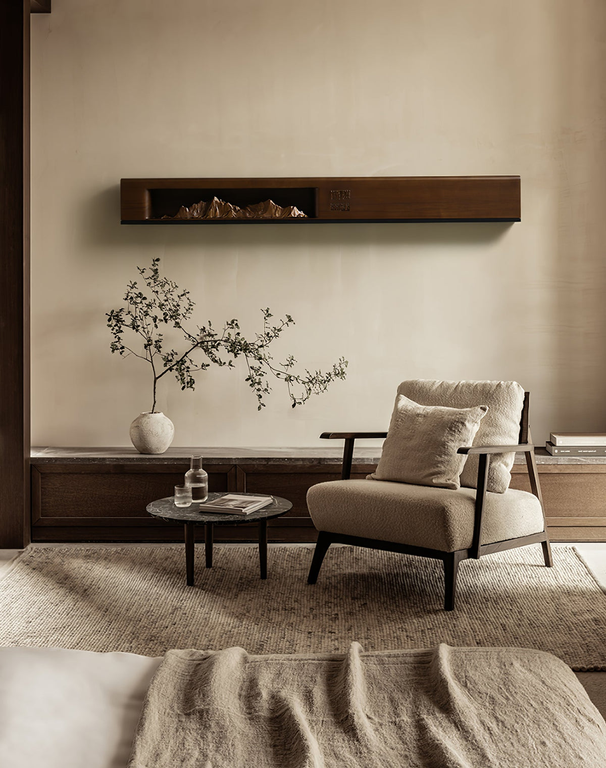 Matthew Moderne wandlamp van hout