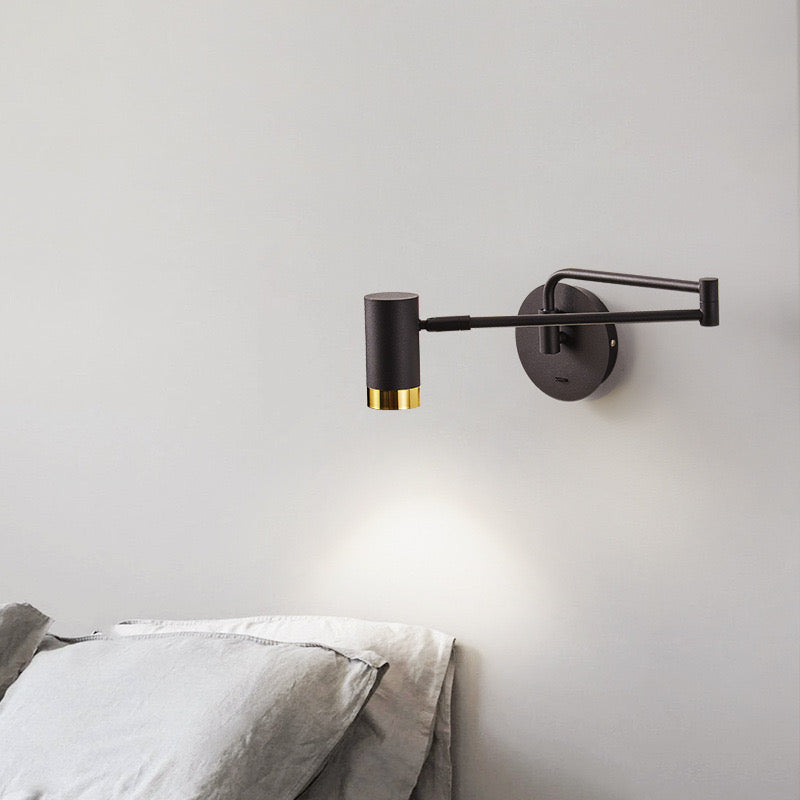 Cooley Moderne Cilindrische Verstelbare Wandlamp Slaapkamer