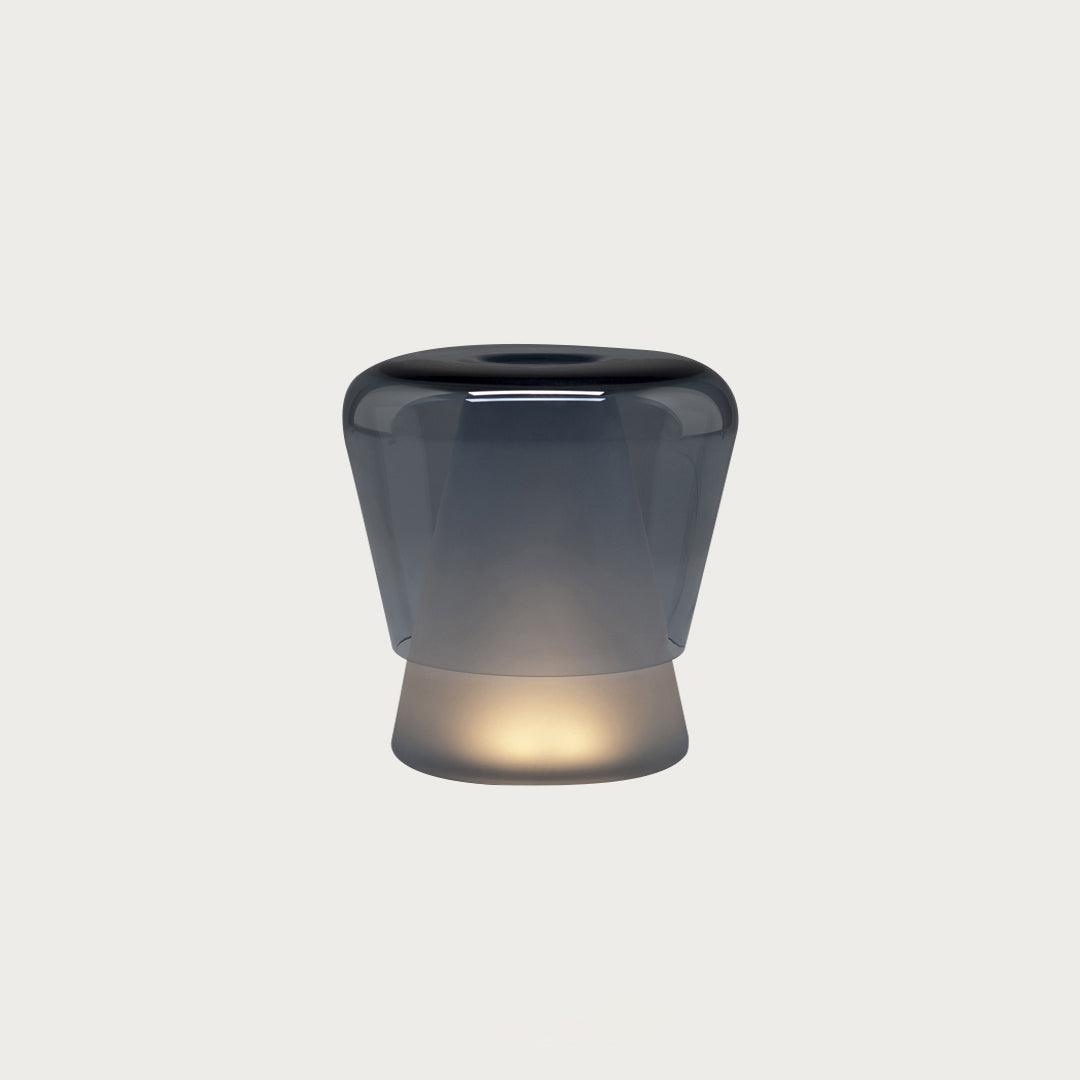 Aurnoril Smoky glas tafellamp
