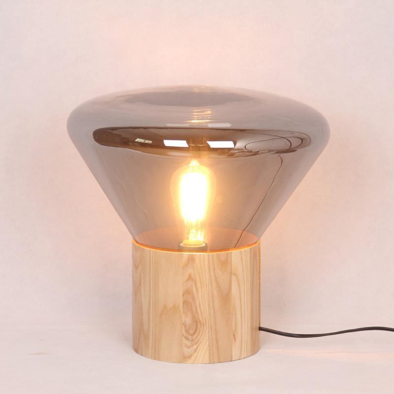 Sylirella Minimalistische houten tafellamp