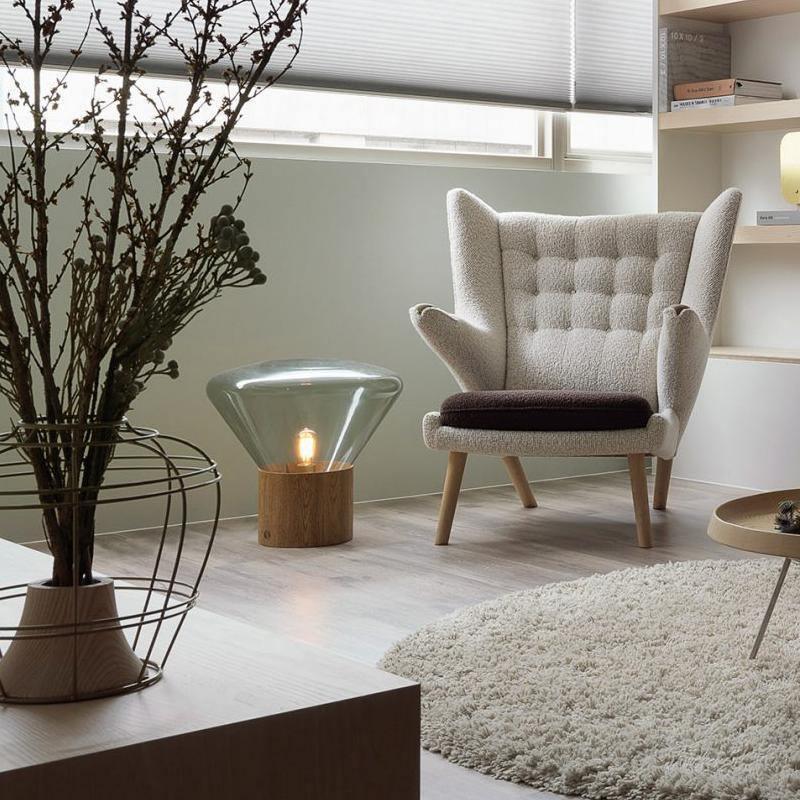 Sylirella Minimalistische houten tafellamp