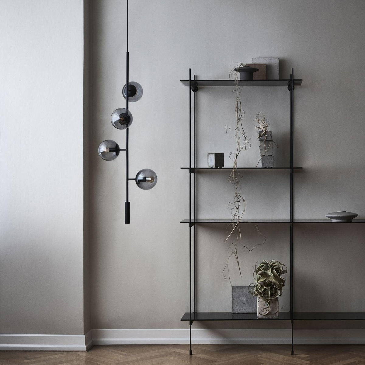 Erevia Moderne hanglamp van messing met glas