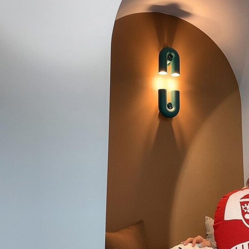 Felix Moderne Design LED Wandlamp LED Metaal Zwart/Blauw/Grijs/Rood Woonkamer/Slaapkamer