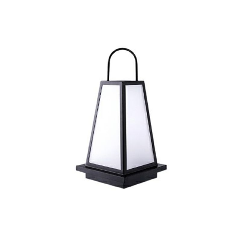 Pena Moderne LED Buitenlamp Zwart Metaal/Hars Tuin/Stoeprand/Balkon