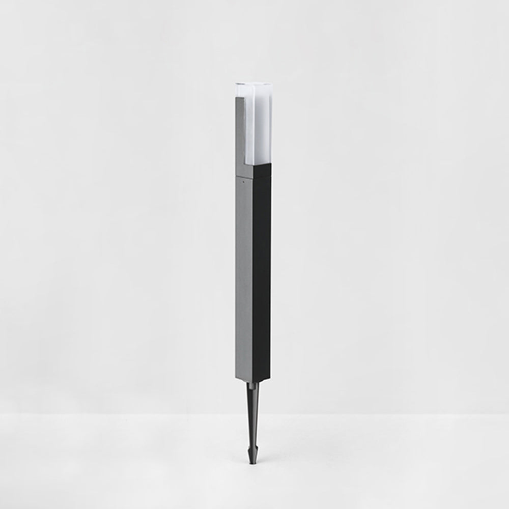 Pena Moderne Zonne Energie Buitenlamp Zwart Metaal Tuin/Stoeprand