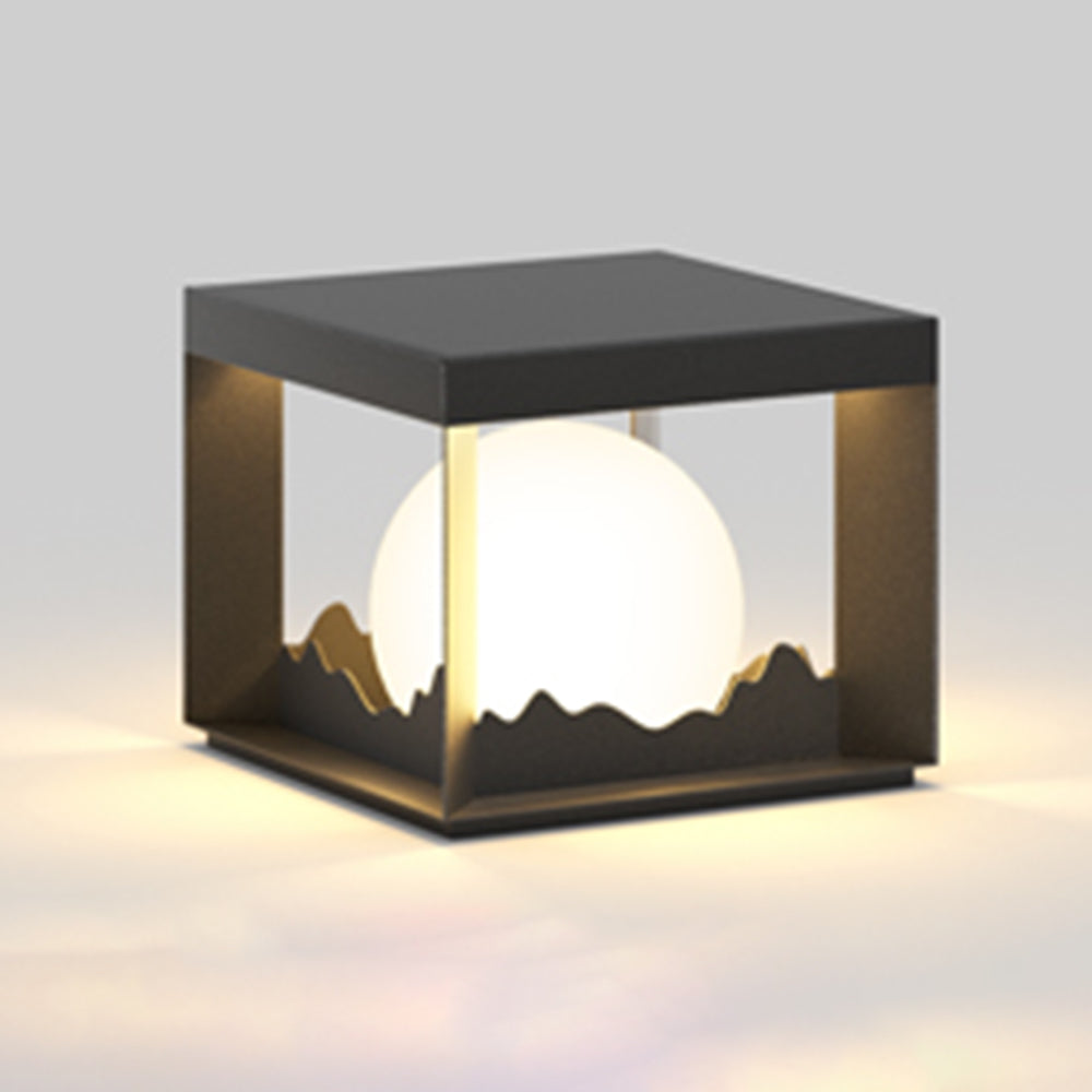 Riley Moderne LED Buitenlamp Zwart Metaal/Acryl Stoeprand/Balkon