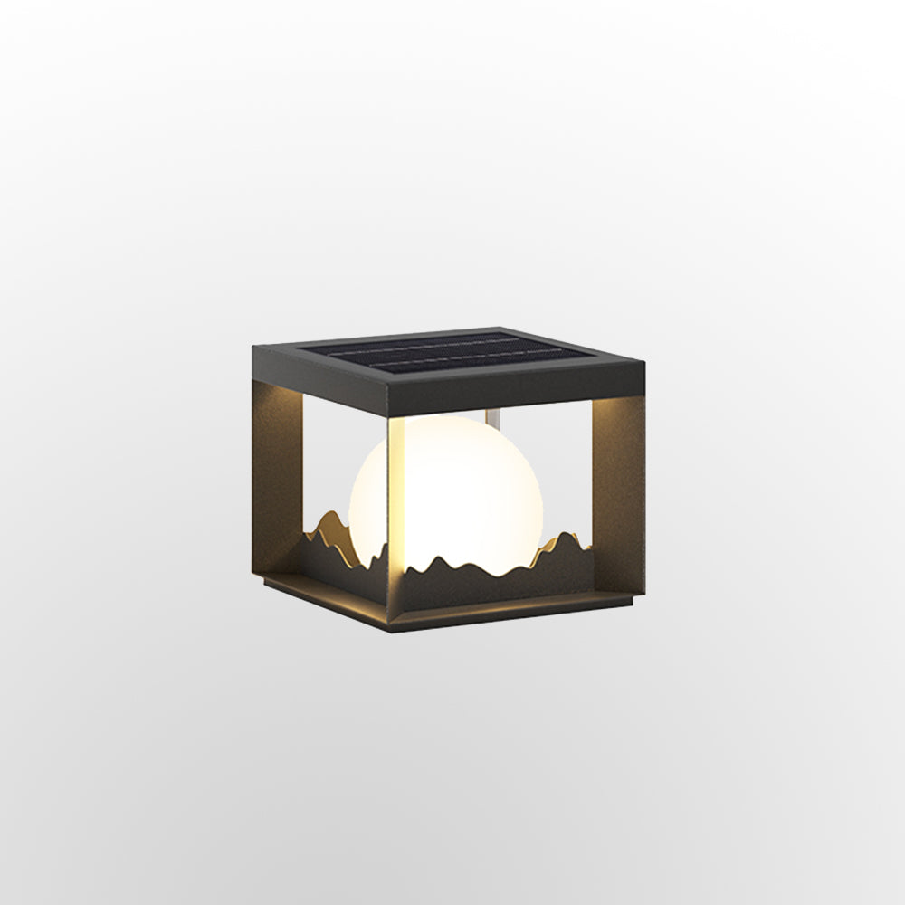 Riley Moderne LED Buitenlamp Zwart Metaal/Acryl Stoeprand/Balkon