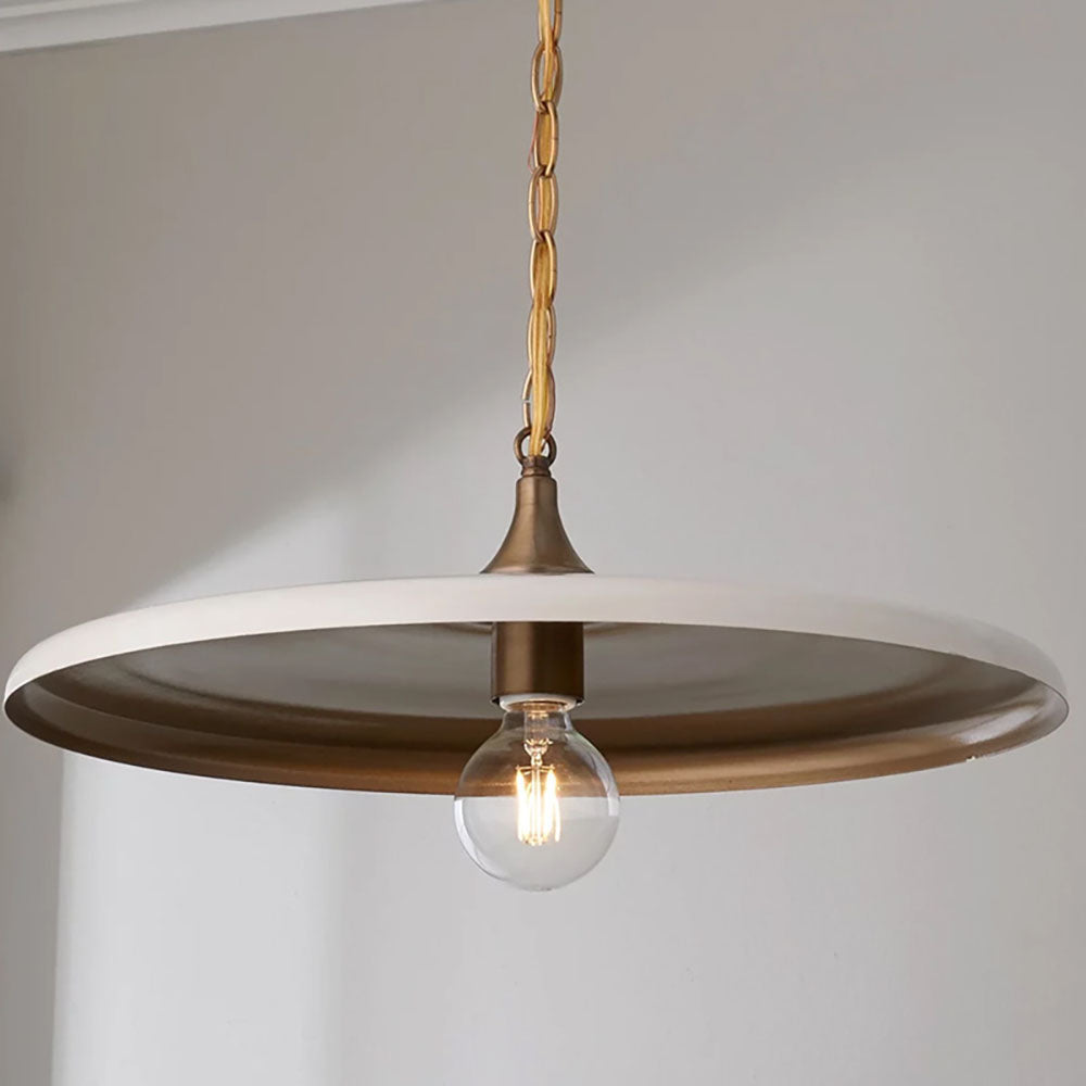 Alessio Industriële Vintage Metalen Hanglampen Wit/Zwart/Goud Woonkamer