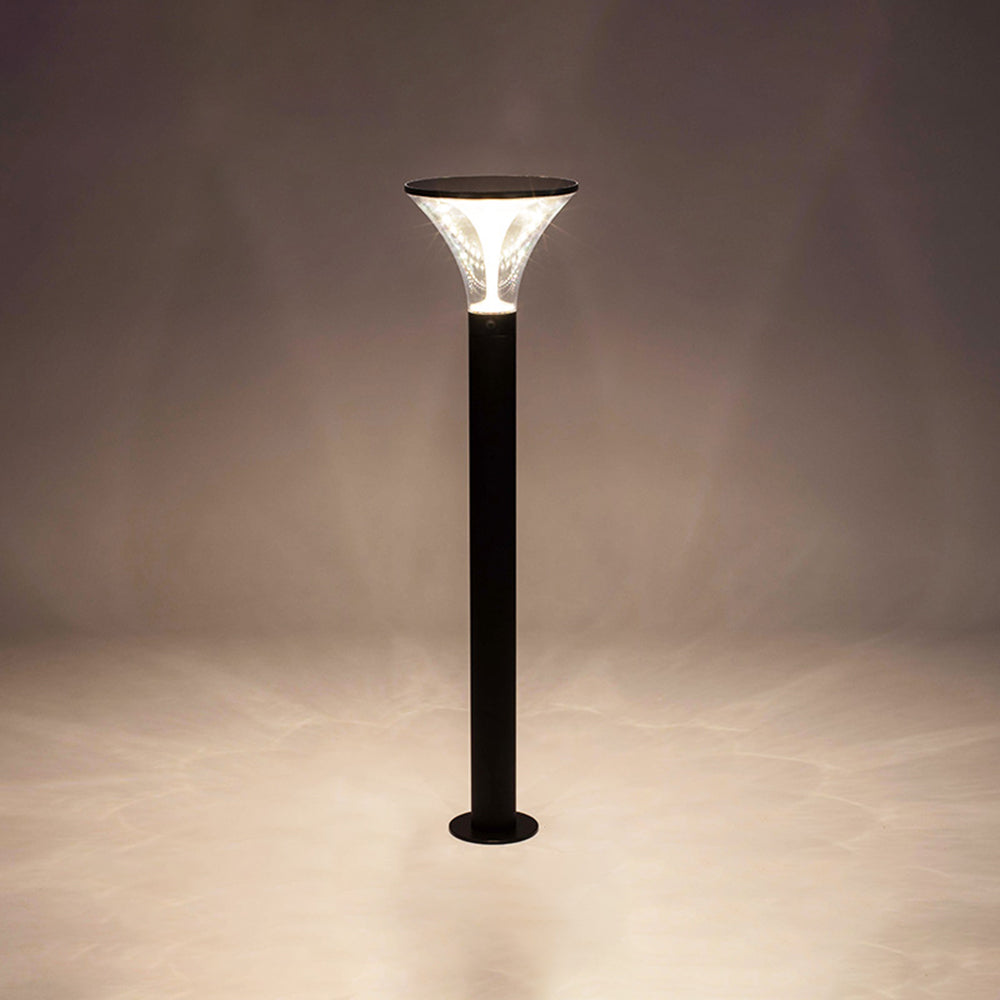 Pena Modern Design LED Buitenlamp Zwart Glas Metaal Tuin Buiten
