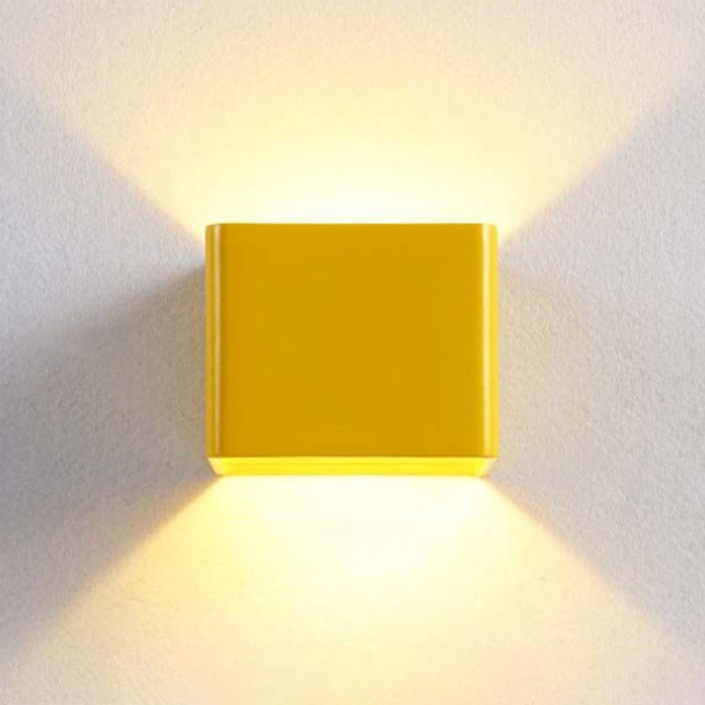 Orr Moderne Vierkant Wandlamp Zwart Wit Groen Slaapkamer