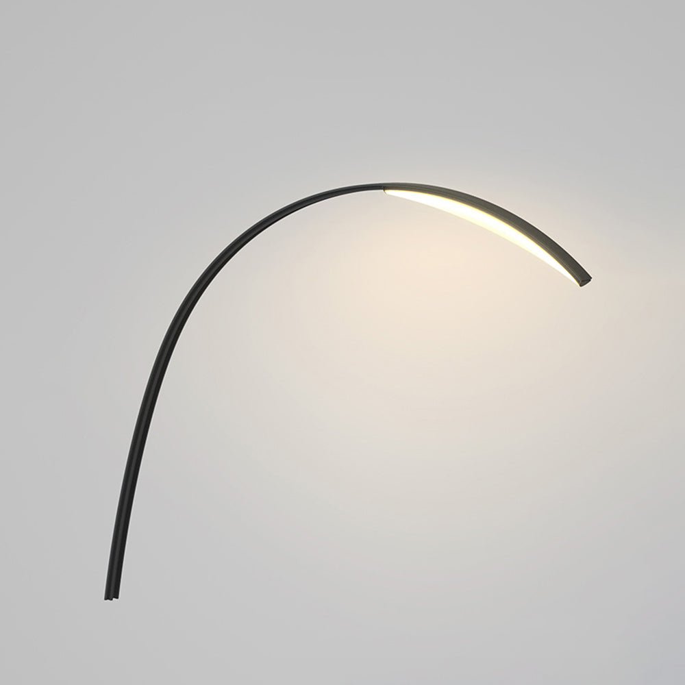 Orr Minimalistisch Boog Acryl/Metaal Buitenlamp Black Buiten