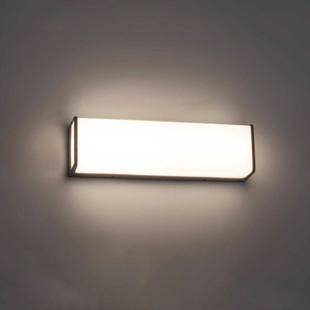 Orr Modern LED Wandlamp Witte Zwart Sensor Solar Metaal Buiten