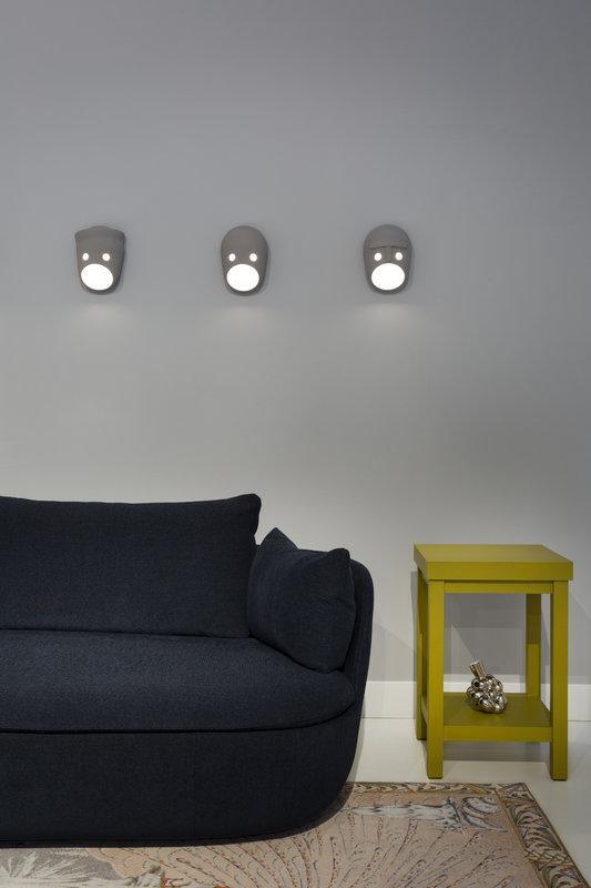 Mask wandlamp van hars
