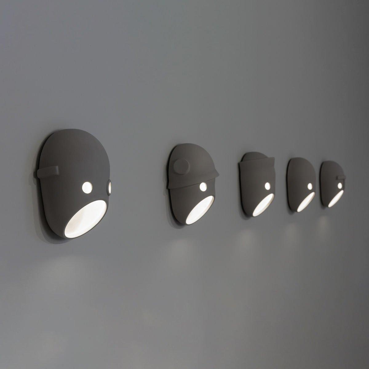 Mask wandlamp van hars