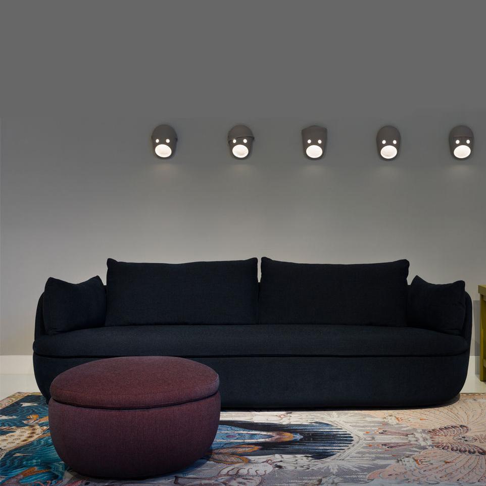 Mask wandlamp van hars
