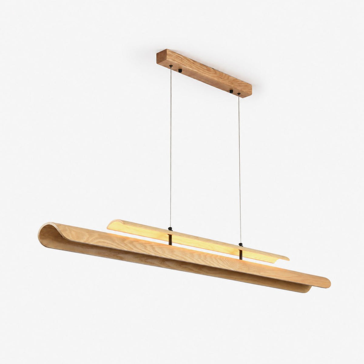 Lignelle houten lineaire hanglamp
