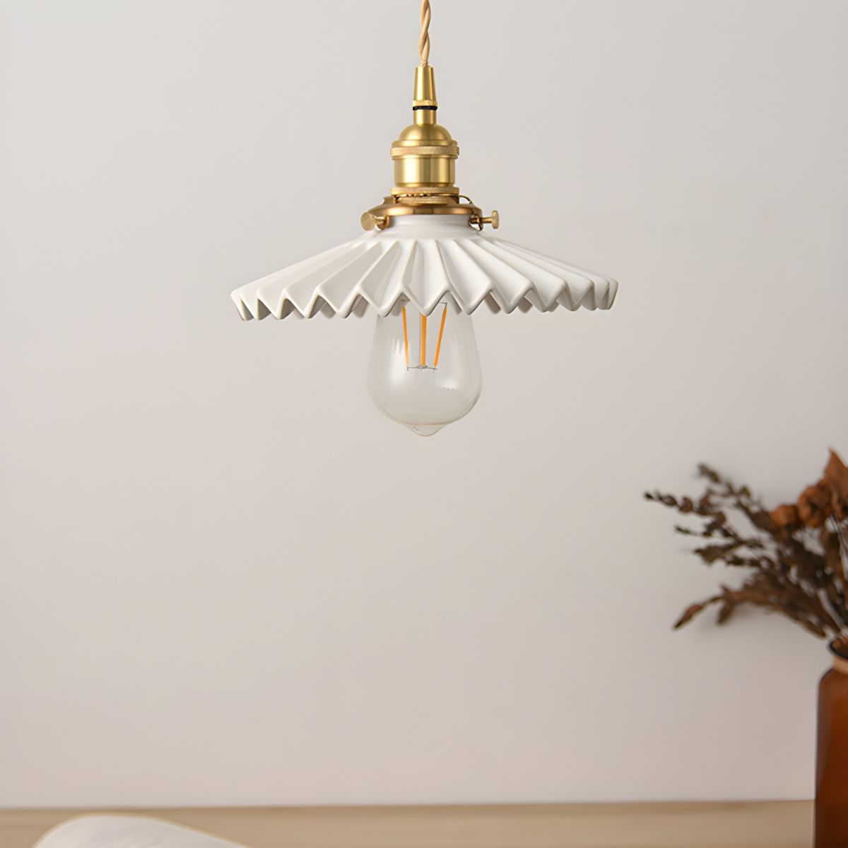 Alessio Industriële Vintage Rustieke Metalen Hanglamp Zwart/Wit