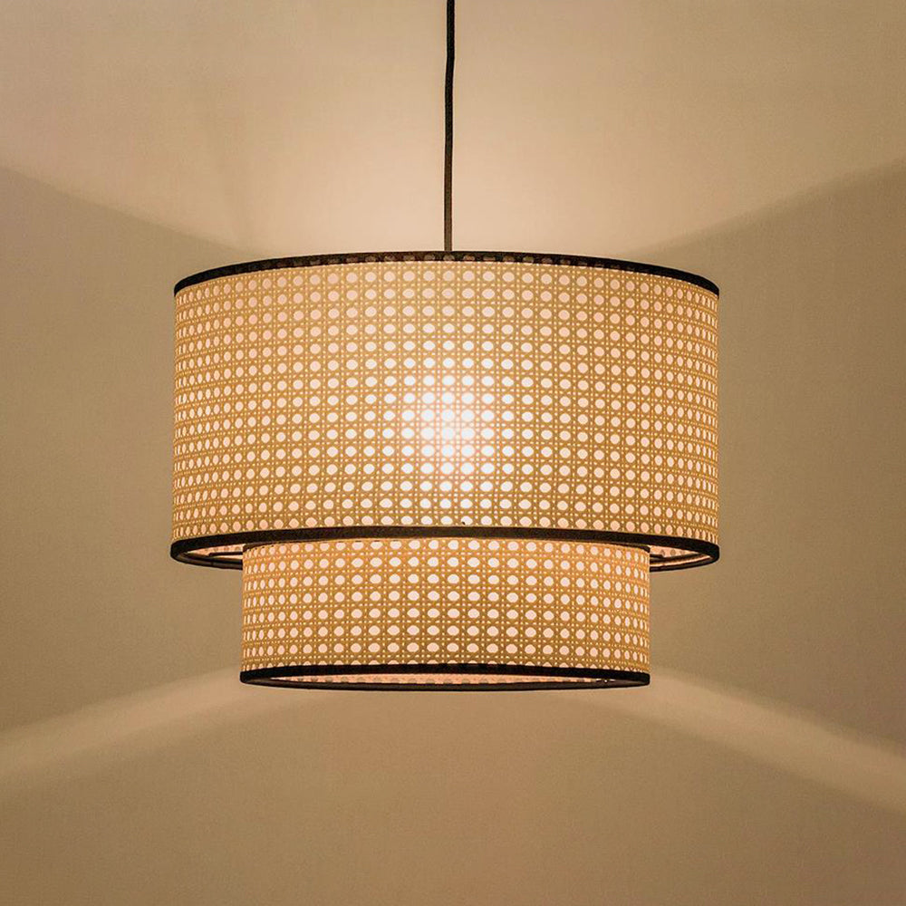 Ritta Hanglamp, Dubbellaags, Dia 40/50cm